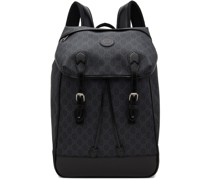 Black Interlocking G Backpack