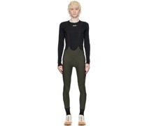 Gray Cycling Bib Tights