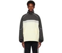 Gray & Beige Cinema Jacket
