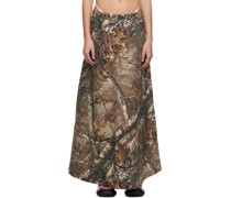 Khaki Realtree Edition Maxi Skirt