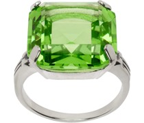 Silver & Green Leroy Ring