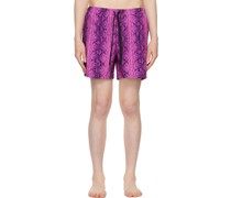 Pink & Purple Night Swim Shorts