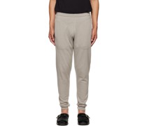 Taupe Perforated Lounge Pants