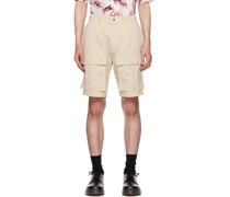 Beige Fugitive Shorts