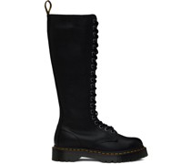 Black 1B60 Bex Pisa Leather Boots