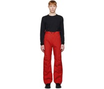 Red Kolon Sport Edition Padded Ski Trousers