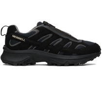 Black Moab Hybrid Zip Sneakers