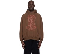 Brown 'Who's Laughing' Hoodie