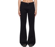 Black Flared Trousers