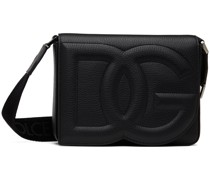 Black Medium 'DG' Logo Crossbody Bag