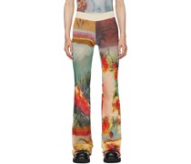 Multicolor Scarf Lounge Pants