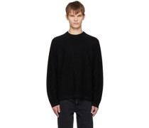 Black Plush Sweater