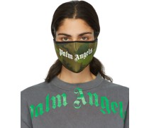 Green Camo Logo Mask