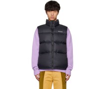 Black Zip Down Vest