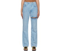Blue Lana Vintage Straight Jeans