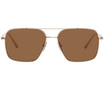 Gold Aviator Sunglasses