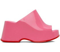Pink Patty Heeled Sandals