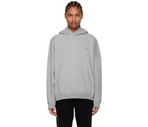 Gray Track Hoodie
