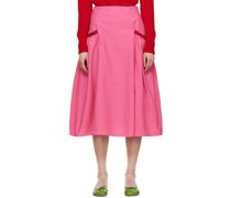 Pink Milla Midi Skirt