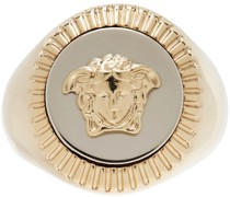 Silver Medusa Signet Ring