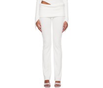 SSENSE Exclusive White Junio Trousers