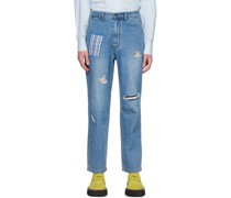 Blue Patch Jeans