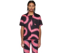 Black & Pink Printed Shirt
