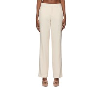 Beige Lotta Volkova Edition 'The Suit' Trousers