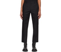 Black Straight Trousers