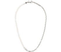 SSENSE Exclusive Silver Pearl Necklace