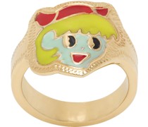 Gold Devil Girl Ring