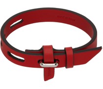 Red Lettering Bracelet