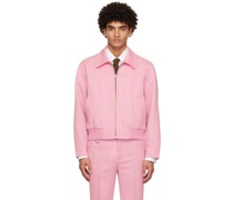 Pink Western Harrington Jacket