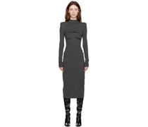 Gray Talento Midi Dress