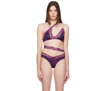 Purple Asymmetric Bra