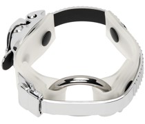 Silver & Transparent Ring Bracelet