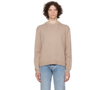 Tan Ribbed Sweater