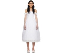 SSENSE Exclusive White Layered Midi Dress