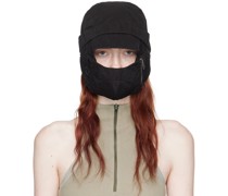 Black Mask Flap Hat