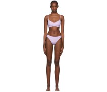 Purple Stas & High Cut Bikini