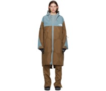 Gray & Brown The North Face Edition Geodesic Shell Coat