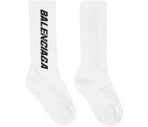 White Racer Socks
