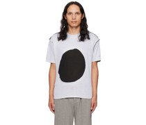 SSENSE Exclusive White & Black Circle Window T-Shirt