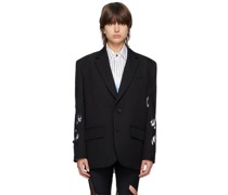 Black Phoenix Cutout Blazer