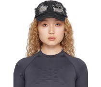 Black Hashed Cap