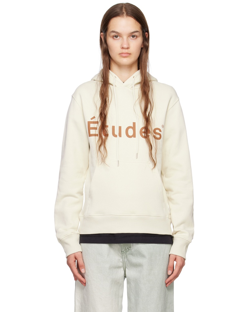 Études Studio Damen Off-White Klein Hoodie