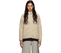 Beige Boa Jacket