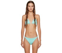 Blue Frankies Bikinis Edition Tide Bikini Top