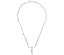 SSENSE Exclusive Silver VC018 Crossless Jesus Signature Necklace