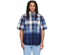 Navy Plaid Shirt